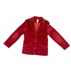 Vintage LL Bean Women's Red Corduroy Jacket, Size 10
